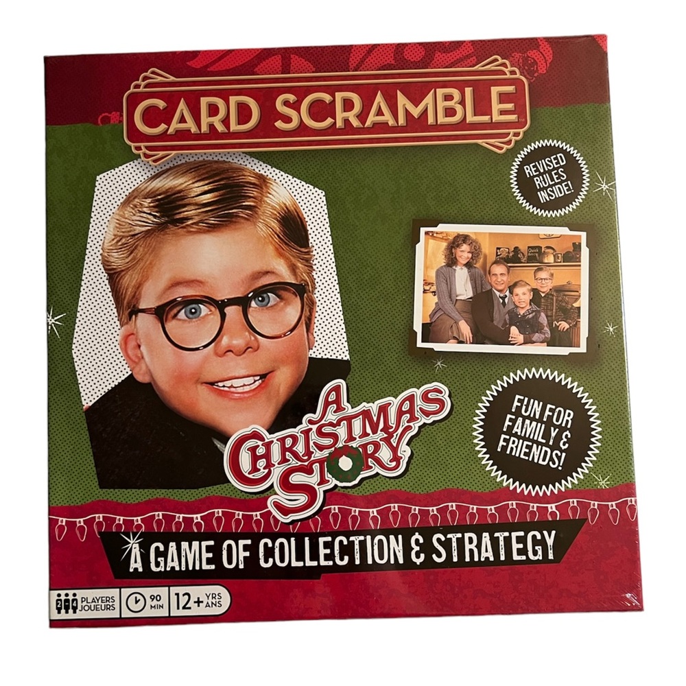 A Christmas Story Card Scramble Board Game